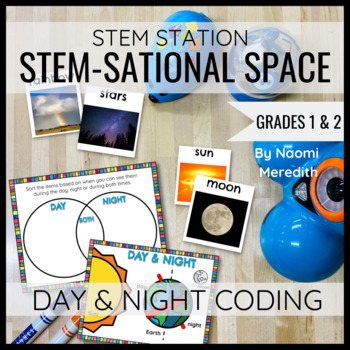 Preview of Day and Night Lesson Plans for First Grade | Robot Coding and Unplugged