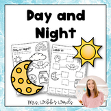 Day and Night Worksheets and Activities for Kindergarten