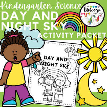 Preview of Day and Night Sky Kindergarten SCIENCE Activity Packet | Objects UP in the SKY