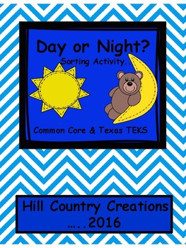 Preview of Day and Night Sorting Activity