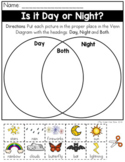 Day and Night Venn Diagram - Distance Learning