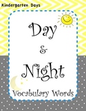 Day and Night Vocabulary Words