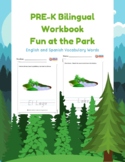 Day at the Park Theme Worksheets. Bilingual Tracing