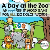 Day at the Zoo Dolch Sight Word Game - All 220 Dolch Words!