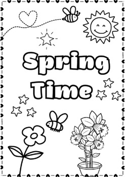 Day before Spring Break Activities - Coloring Pages Sheets Activities