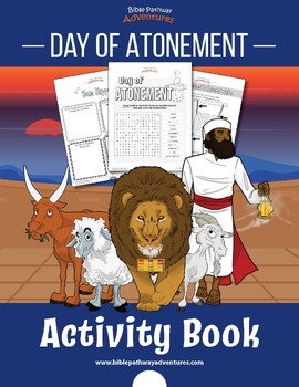 Preview of Day of Atonement (Yom Kippur) Coloring Activity Book