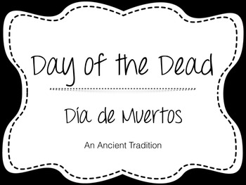 Preview of Day of Dead Bilingual Lesson & Activities Spanish/Inglés Dia de Muertos Leccion