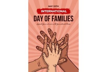 Preview of Day of Families Banner Vertical