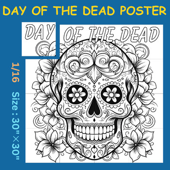 Preview of Day of The Dead Sugar Skulls Collaborative Poster Art | Dia de los Muertos