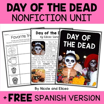 Preview of Day of the Dead Activities Nonfiction Unit + FREE Spanish Version