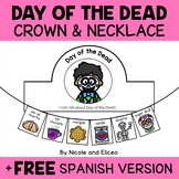 Day of the Dead Activity Crown and Necklace Crafts + FREE Spanish