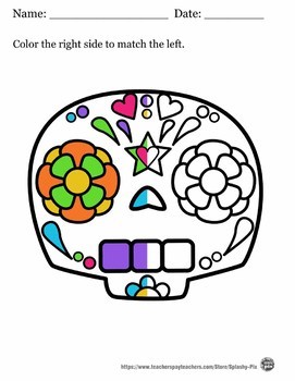 Day of the Dead Activities and Coloring Pages by Splashy Pix | TpT