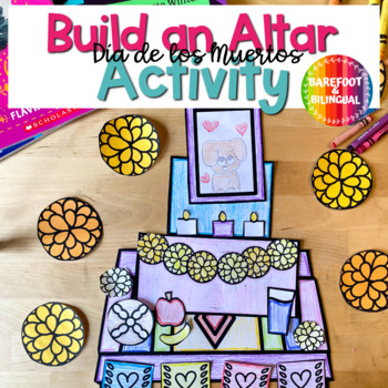 Preview of Day of the Dead Altar Craft - Dia De Muertos Altar Coloring Activities