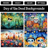 Day of the Dead Background Scenes Images for PowerPoints P