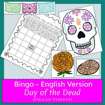 Preview of Day of the Dead Bingo English Version