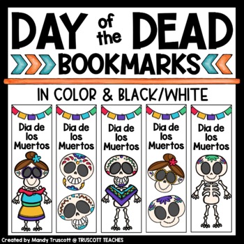 Preview of Day of the Dead Bookmarks