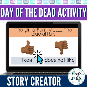 Preview of Day of the Dead Class Fun Activities | English