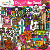 Day of the Dead Clipart: Sugar Skull Dia de los Muertos Cl