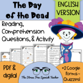 Day of the Dead Comprehensible Reading and Activities ENGL