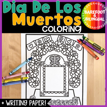 Preview of Day of the Dead Craft Activities - Dia de Muertos Activities Coloring Pages