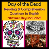 Day of the Dead Cultural Reading in English - El Dia de lo