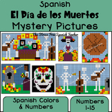 Day of the Dead Día de los Muertos Color By Number Mystery