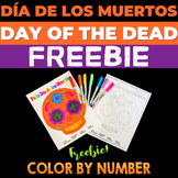 Day of the Dead Día de los Muertos Spanish Color by Number FREE