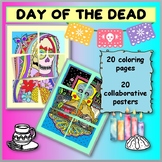 Day of the Dead (Día de Muertos): 20 Coloring Pages and Co