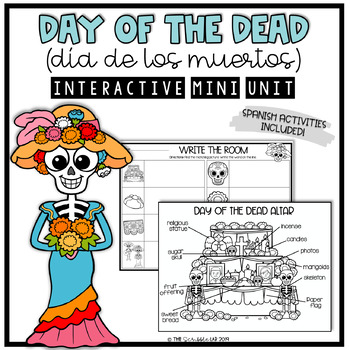Preview of Day of the Dead (Día de los Muertos) BILINGUAL activity unit