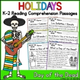 Day of the Dead Dia de los Muertos Holidays Reading Compre