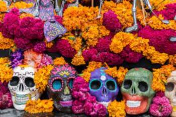 Preview of Day of the Dead: Dia de los Muertos Webquest with QR codes