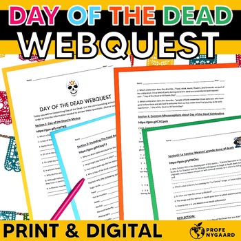 Preview of Day of the Dead/ El Día de los Muertos Webquest