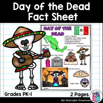 Preview of Day of the Dead Fact Sheet for Early Readers