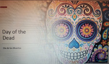 Preview of Day of the Dead Graphic Organizer Lesson Bundle