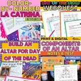 Day of the Dead Lessons Bundle of Secondary Resources in English