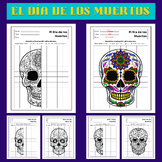 Day of the Dead Lines of Symmetry Drawing Activity - Fun M