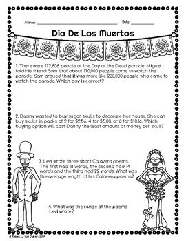 Printable Day of the Dead Quiz  Teaching Dia de los Muertos (Grades 4-12)  - TeacherVision