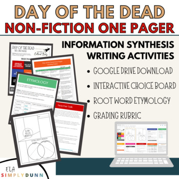 Preview of Day of the Dead One Pager Research Project