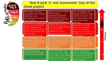 Preview of Day of the Dead Pick and Mix HW