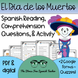 Day of the Dead Reading Comprehension and Activity for El 
