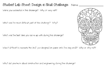 Day of the Dead STEAM Engineering Challenges - Set of 5