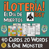 Day of the Dead Spanish Vocabulary Bingo Game. La Lotería 