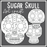 Day of the Dead Sugar Skull Art craft | Halloween Dia de l