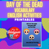 Day of the Dead Themed - English Vocabulary Activity Printables
