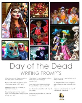 Preview of Day of the Dead Activity - Using Photographs to Inspire Writing 