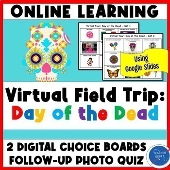 Preview of Day of the Dead Virtual Field Trip | Spanish Hispanic Heritage Mexico Holiday