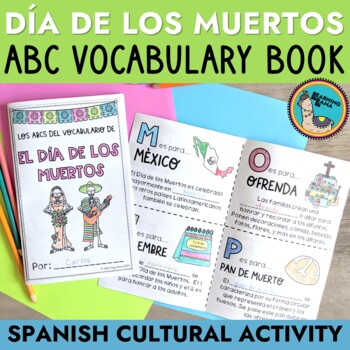 Preview of Day of the Dead Vocabulary Spanish ABC Book