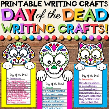 Preview of Day of the Dead Writing Craft Activities - El Día de los Muertos Literacy & Art