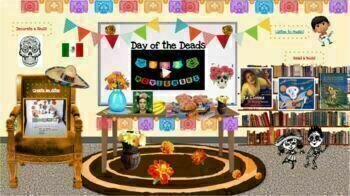 Preview of Day of the Deads: Altar Decoration Activity, Read Alouds, Templates