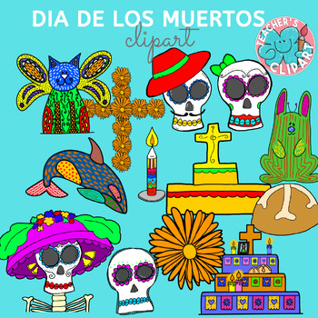 day of the dead clipart black and white